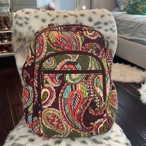 Real Vera Bradley pattern quilted backpack. lightly, almost never used.